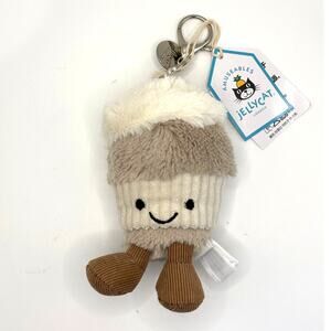 Coffee-to-go Inspired Bag Pendant/Keychain Decoration Toy - Plush